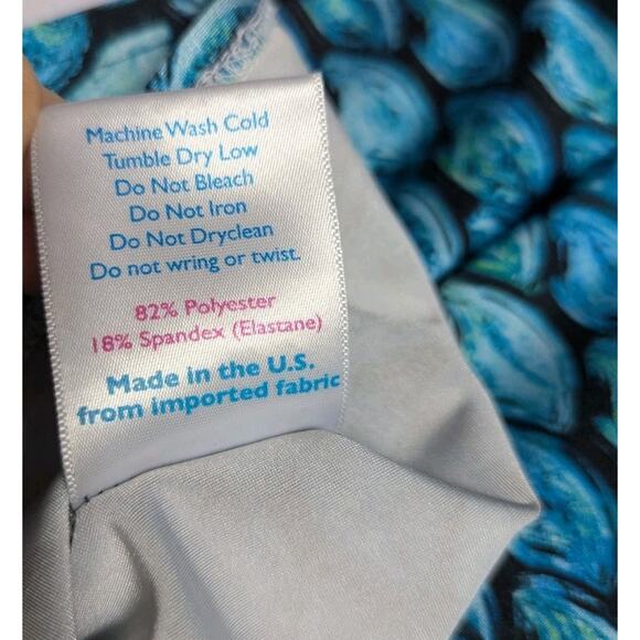 Fin Fun Starter Mermaid Tail WITHOUT Monofin Mermaidens Kids Blue Girls Size 10 - Picture 4 of 5